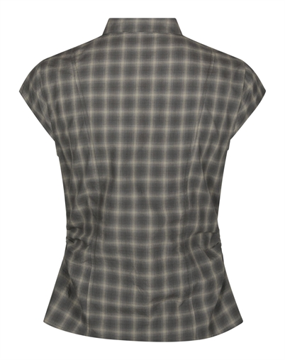 Neo Noir - Pascale Checked Bluse - Dusty Army 
